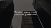 Stunning Annual Report Presentation Template and Google Slides